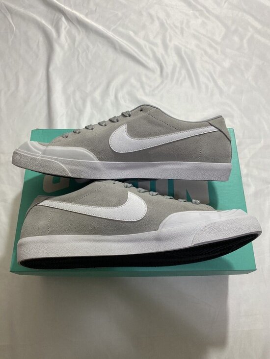 New Mens Size 10.5 Grey White Nike All Court CK Skateboarding Shoes main image 5